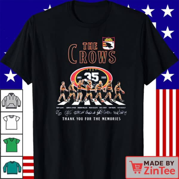 Adelaide Crows 35th 1990-2025 Thank You For The Memories Shirt