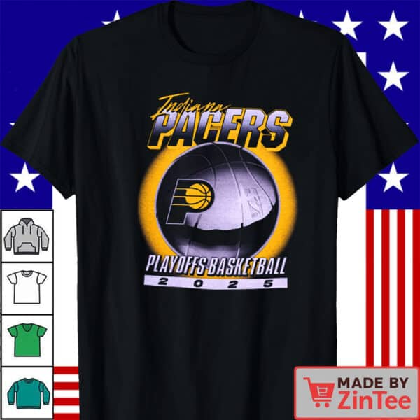 Adult Indiana Pacers 2025 NBA Playoffs Swish Shirt
