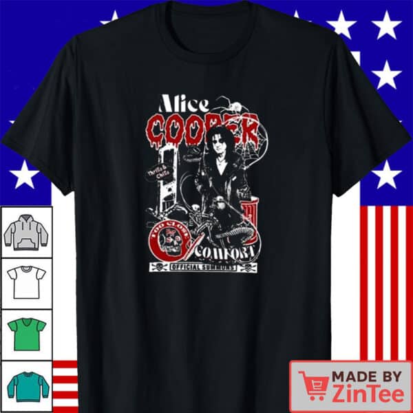 Official Alice Cooper Court Is Now In Session 2025 T-shirt