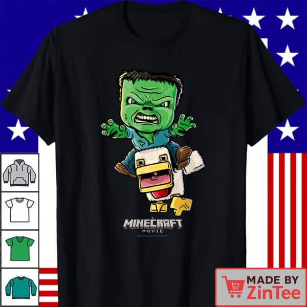 Animated Baby Zombie Chicken Jockey T Shirt