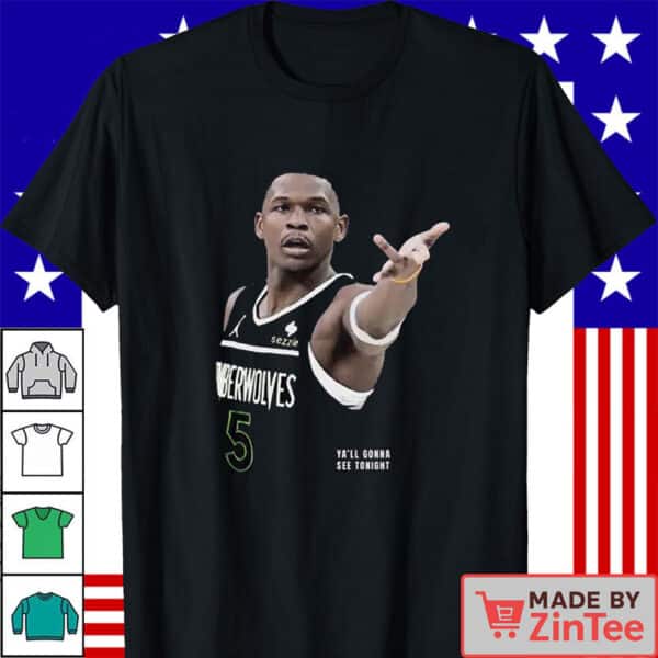 Official Anthony Edwards 2025 Shirt, Minnesota Timberwolves Bootleg T Shirt