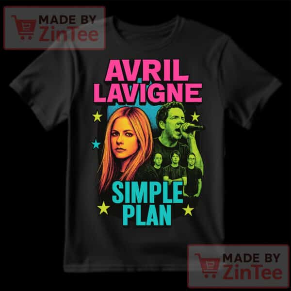 Avril Lavigne Simple Plan Concert Tee