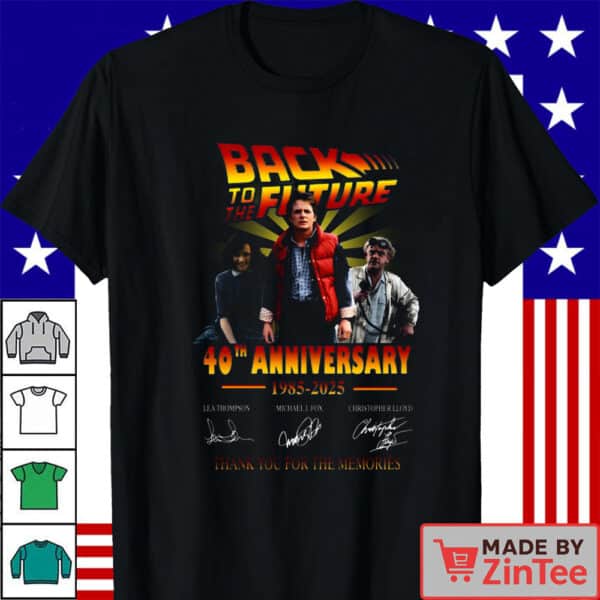 Back To The Future (1985) 40th Anniversary Shirt