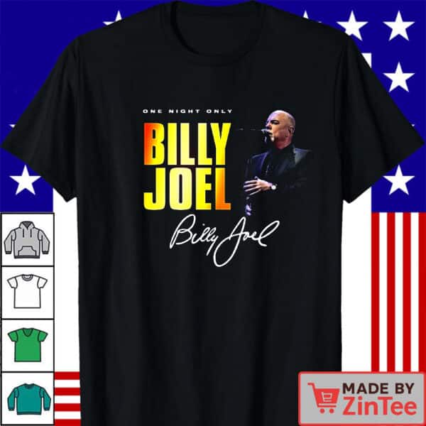 Billy Joel 2025 One Night Only Signature Shirt