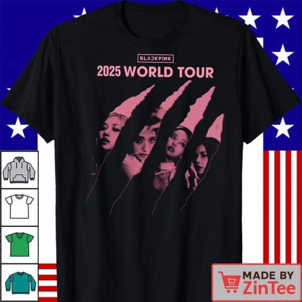 Blackpink Retro Vintage Shirt, Blackpink 2025 World Tour Shirt