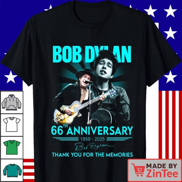 Bob Dylan 2025  T-Shirt, Retro Music Tour 2025 T Shirt