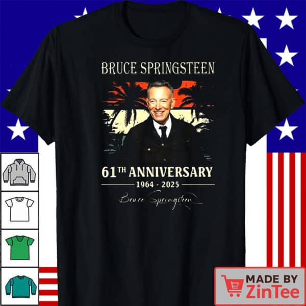 Bruce Springsteen 61TH Anniversary 1964 2025 Thank You Shirt