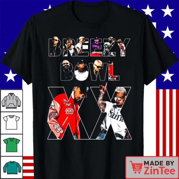 Chris Brown Tour Shirt, 2025 Chris Brown Tour Breezy Bowl XX Sweatshirt