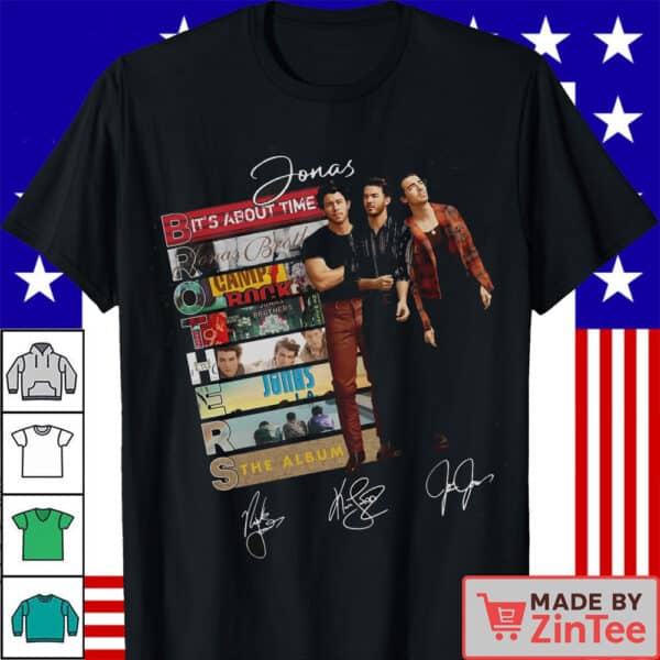 Offical Jonas Brothers Vintage Albums 20th Anniversary Of Jonas Shirt