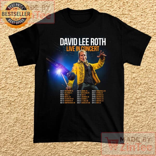 David Lee Roth Summer Tour 2025 T-Shirt