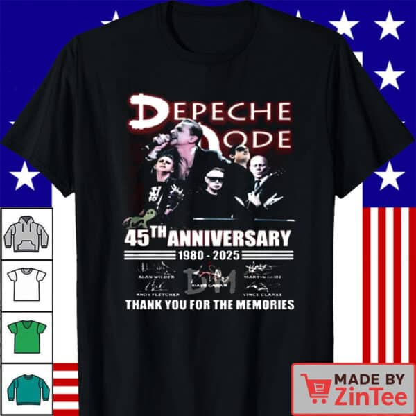 Depeche Mode Shirt, Depeche Mode 1980-2025 Shirt