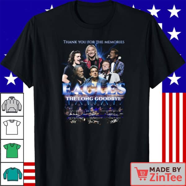 Official Eagles The Long Goodbye Farewell Tour T-Shirt