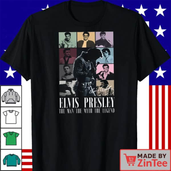 Elvis Presley Shirt, The Man The Myth The Legend Shirt