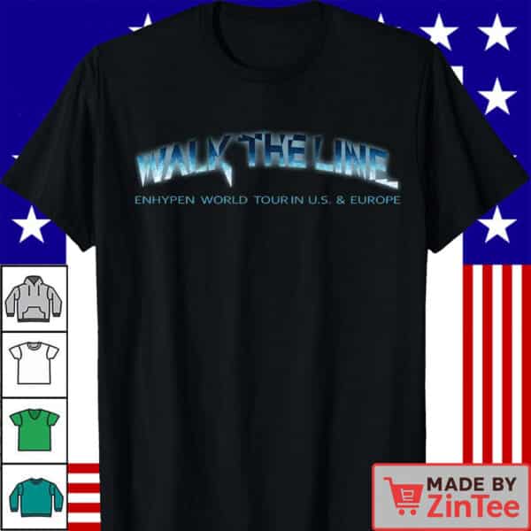 Enhypen Walk The Line World Tour Shirt, En Walk the Line Enhypen Shirt