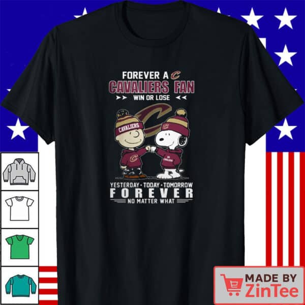 Official Forever a Cavaliers Fan Peanuts T-Shirt