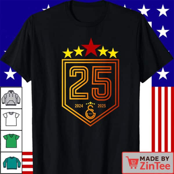Galatasaray 25 Championships Shirt, Football Lover Shirt