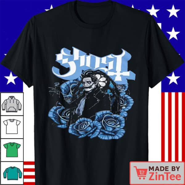 Ghost Blue Roses Shirt