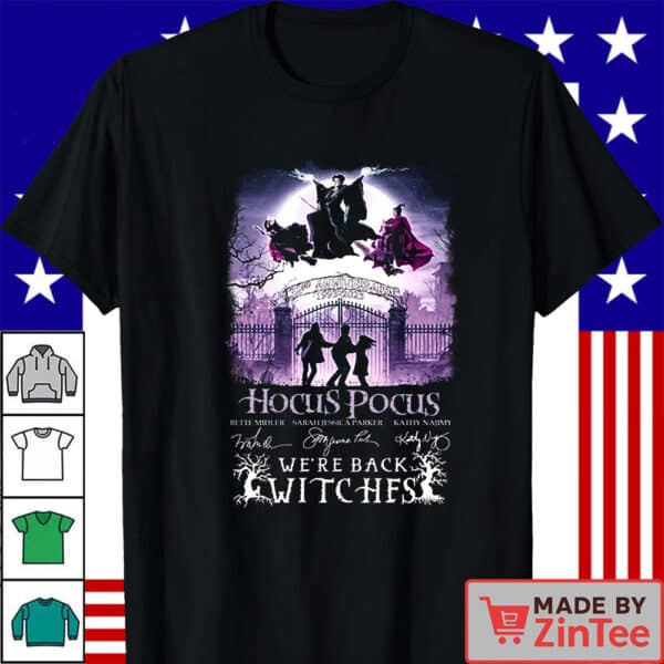 Hocus Pocus 32nd Anniversary 1993 - 2025 We're Back Witches  Shirt