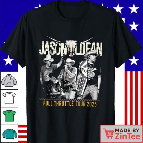 Jason Aldean Full Throttle Tour 2025 Shirt