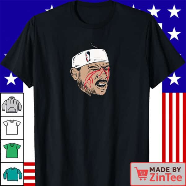 Josh Hart Knicks Playoffs Blood Shirt