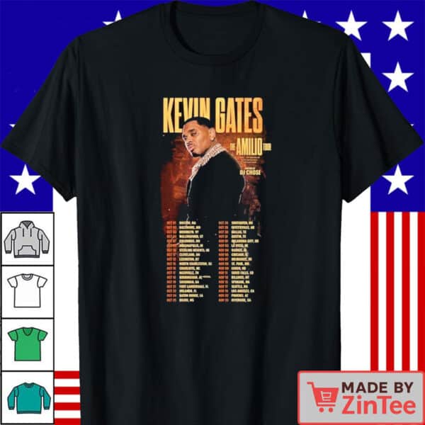Official Kevin Gates The Amilio Tour Dates 2025 Shirts