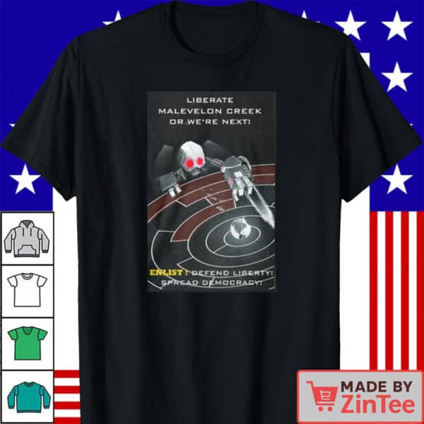 Official Liberate Malevelon Creek T-Shirt