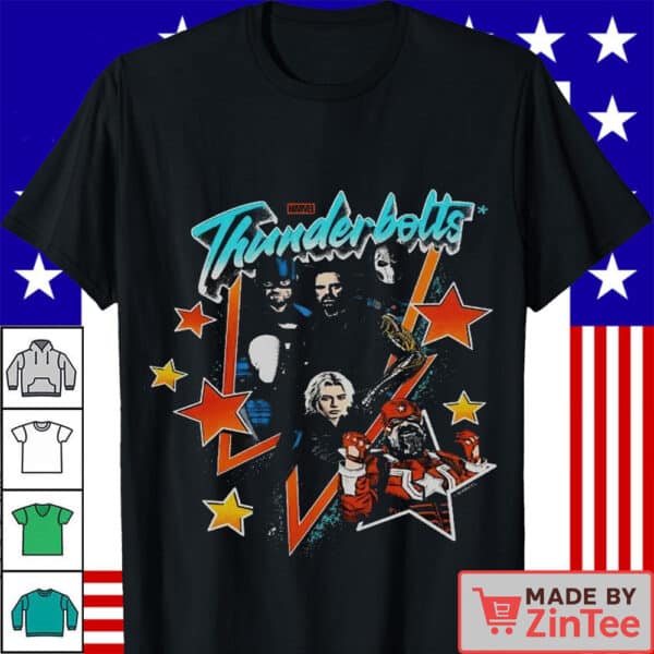 Marvel Thunderbolts Movie 2025 Vintage Group Shirt