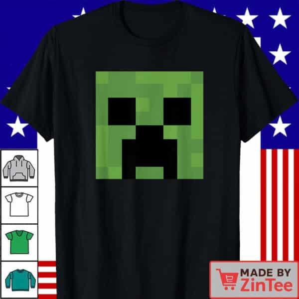 Minecraft Creeper Big Face T Shirt