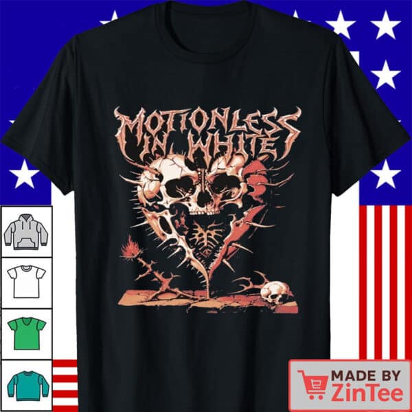 Motionless In White Synthetic Love Skulls Shirts