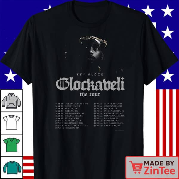 NEW Key Glock GLOCKAVELI Tour 2025 Sweatshirt