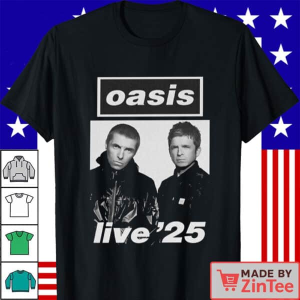 Offical NEW Oasis Live 25 Tour Shirt