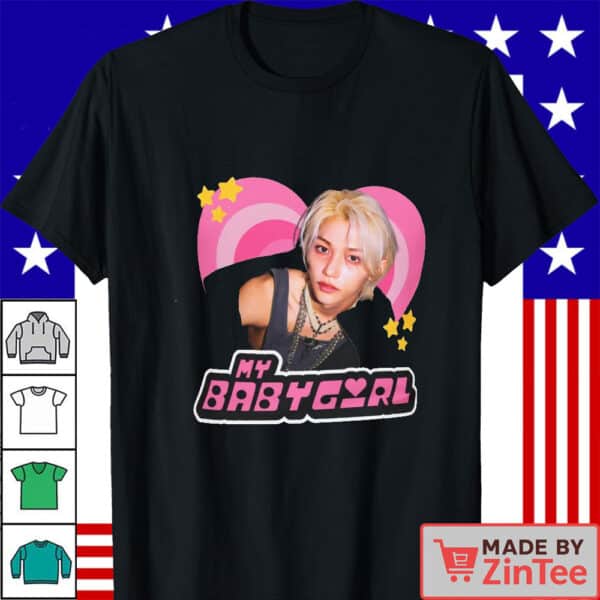 Offical SKZ Felix Blonde Y2k Babygirl Shirt