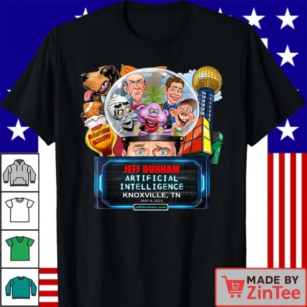 Official Jeff Dunham Knoxville, TN (2025) T-Shirt