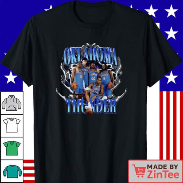 Okc Thunder Bootleg Shirt, Oklahoma City Basketball T-Shirt