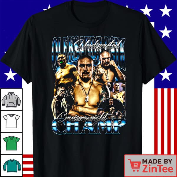 Oleksandr Usyk Shirt, Undisputed Cruiserweight Champ Graphic Shirt