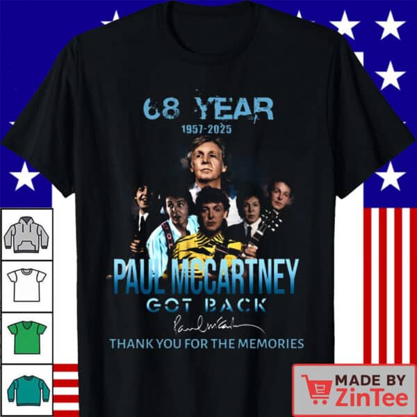 Paul McCartney 2025 Anniversary T Shirt