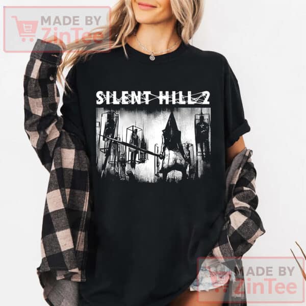 Pyramid Head Shirt, Silent Hill 2 Shirt, Psychological Thriller Gamer Gift