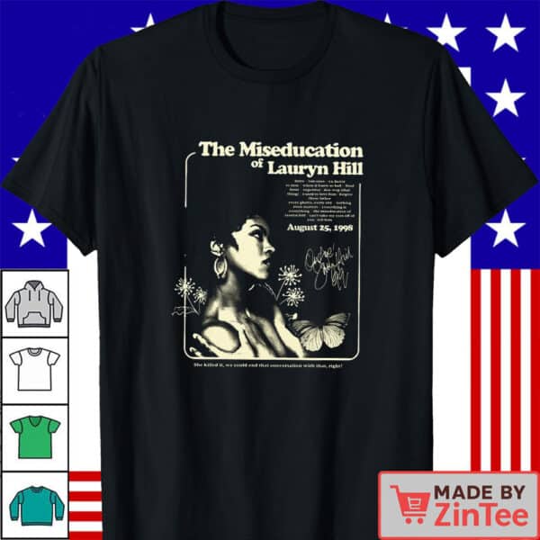 Official Retro Lauryn Hill T Shirt, The Miseducation of Lauryn Hill Shirt