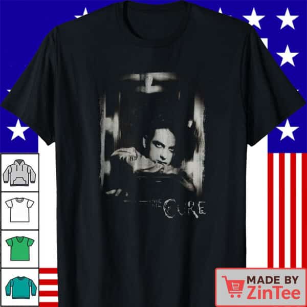 Official Robert Smith The Cure Black T-Shirt