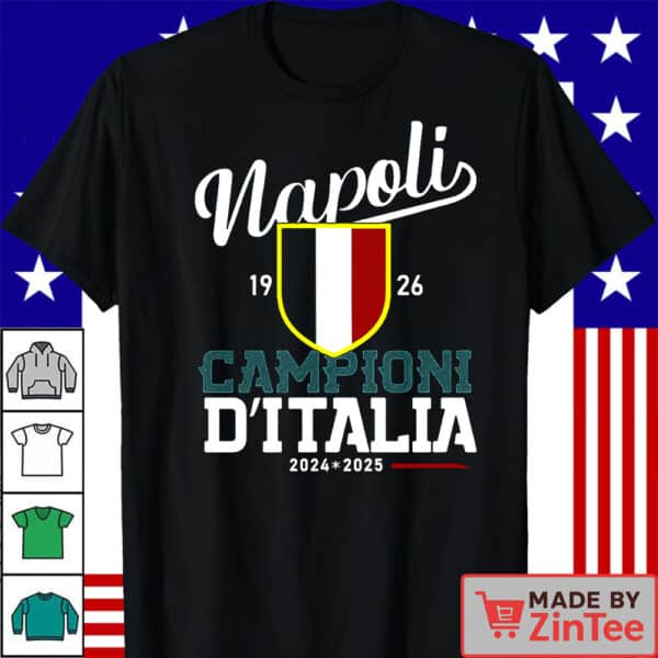 SSC Napoli Champion 2024 2025 Championi Italy Shirt