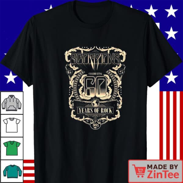 Scorpions 60 Years Of Rock Anniversary 2025 Shirt