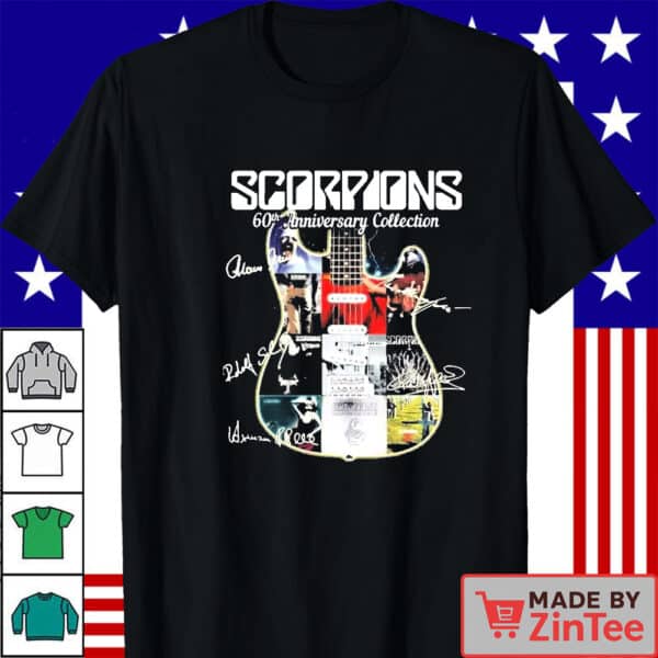 Scorpions 60th Anniversary Collection Best Albums Shirt