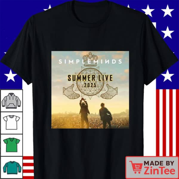 Simple Minds Band Summer Live Shirt
