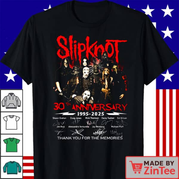 Slipknot 30 Years Of The Memories 1995-2025 Shirt
