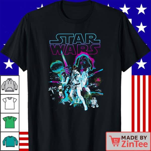Official Star Wars Neon A New Hope Shirt