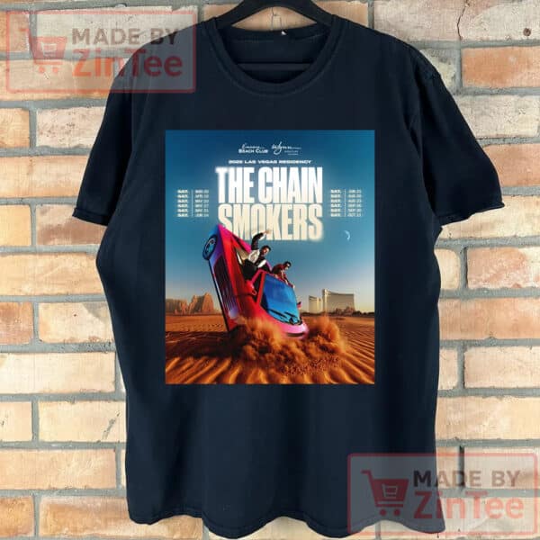 The Chainsmokers 2025 Las Vegas Residency Tour T-Shirt