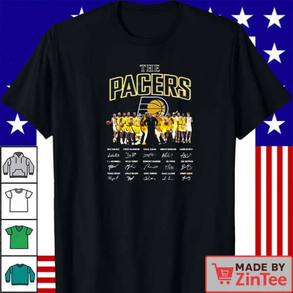 The Indiana Pacers Signatures Players Team 2025 Shirt