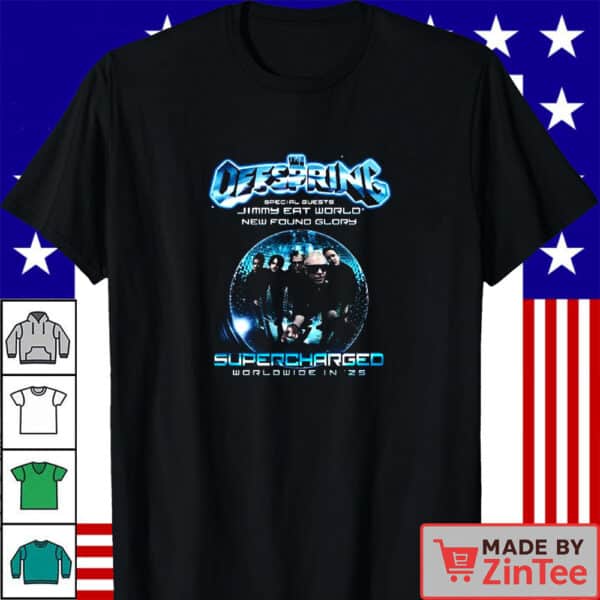 The Offspring Supercharged Worldwide 2025 Tour Two Sides Shirt