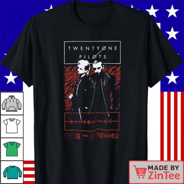 Official Twenty One Pilots Blurryface Duo Portrait T-Shirt