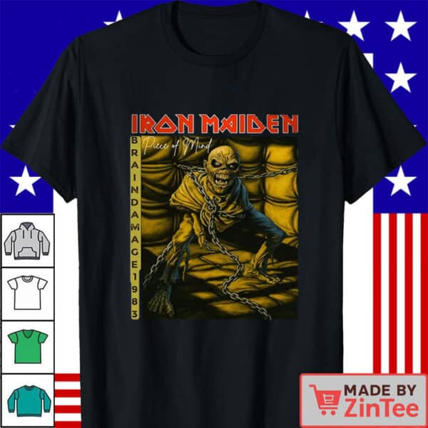 Vintage Iron Maiden Shirt, Iron Maiden Tour 2025 Shirt